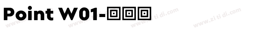Point W01字体转换